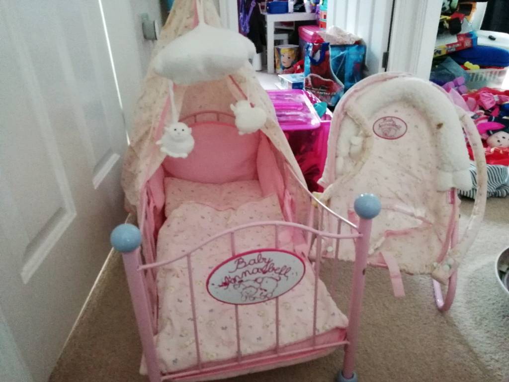 baby annabell cot